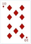 Ten of diamonds